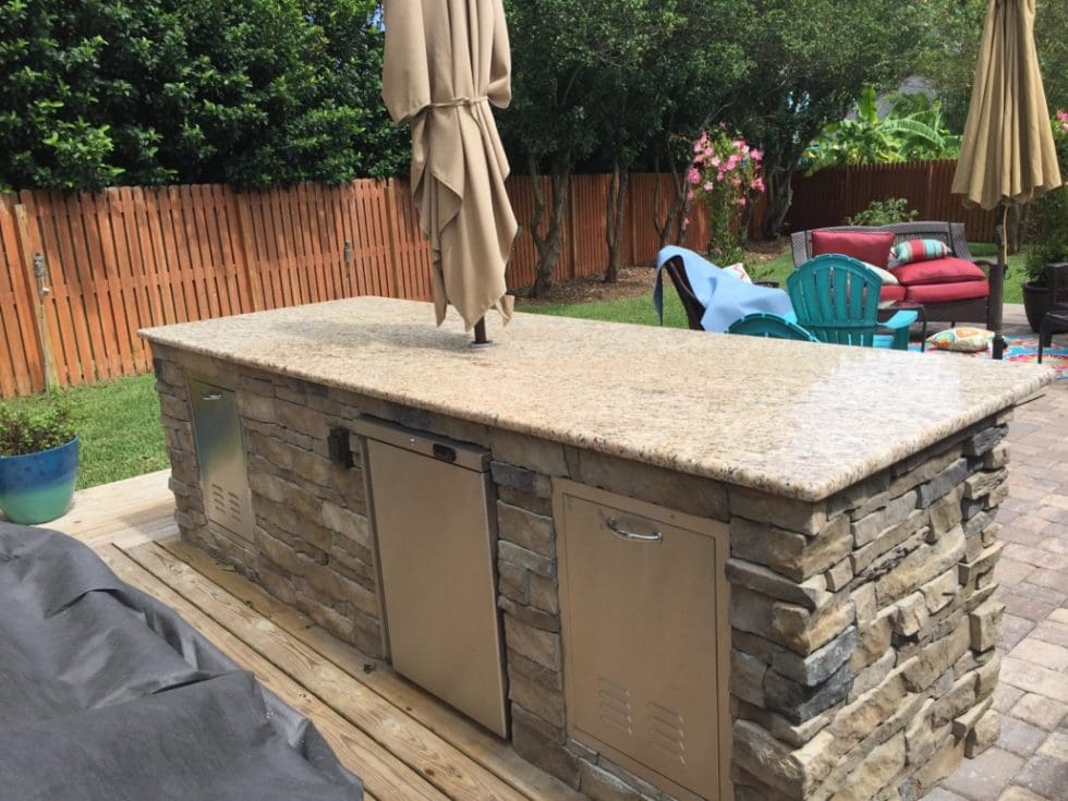 Outdoor Kitchen Island Premier Specialty Service