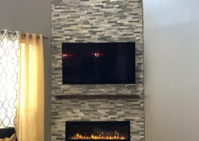 Electric Fireplace With TV