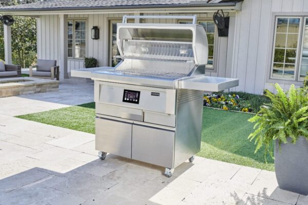 Coyote Outdoor - 36inch Freestanding Pellet Grill - Image 6