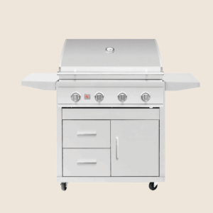 Summerset - Deluxe Cart for 32in. Sizzler / Sizzler Pro Grill